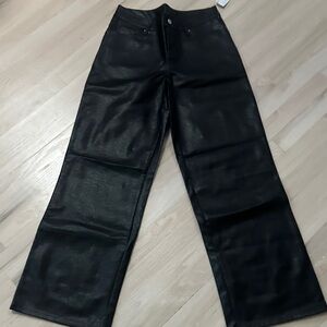 PacSun Black Faux Leather Pants